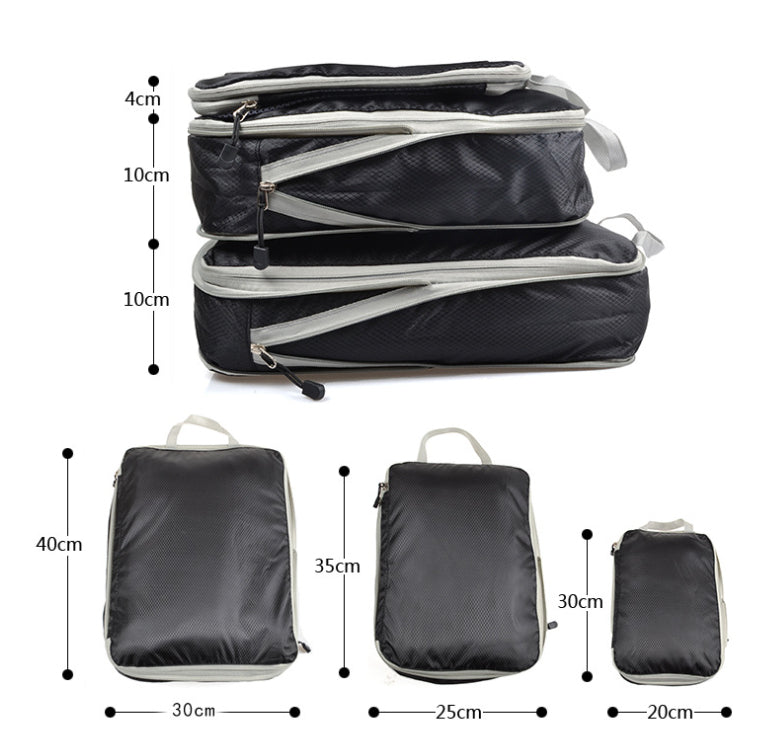 3-Piece Compressed Storage Bag Set – Home & Travel Use